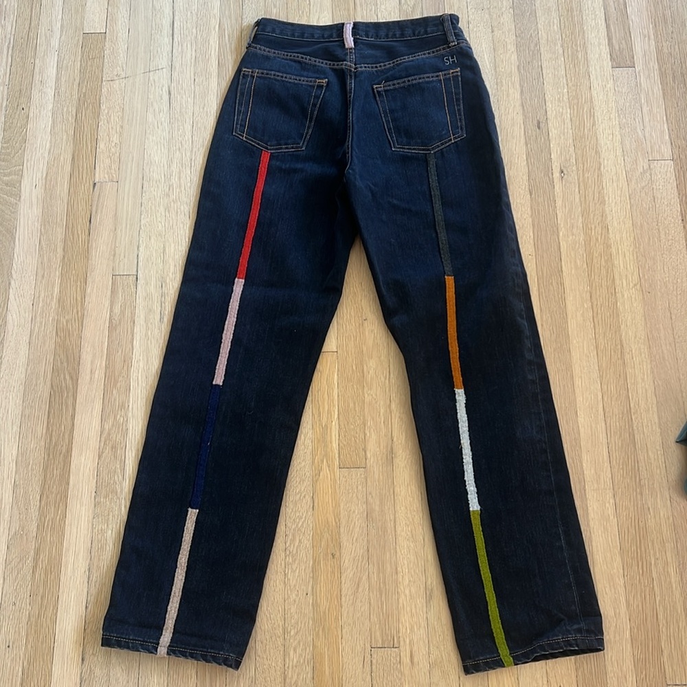 Still Here - rainbow denim jeans